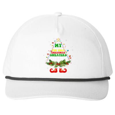 This Is My It's Too Hot For Ugly Christmas Sweaters Matching  Snapback Five-Panel Rope Hat