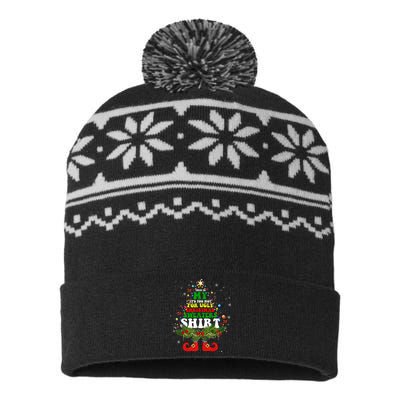 This Is My It's Too Hot For Ugly Christmas Sweaters Matching  USA-Made Snowflake Beanie