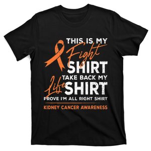 This Is My Fight Kidney Cancer Awareness Month Ribbon T-Shirt