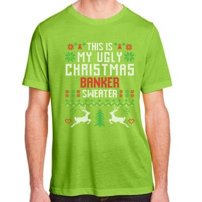 This Is My Ugly Christmas Banker Swea Adult ChromaSoft Performance T-Shirt