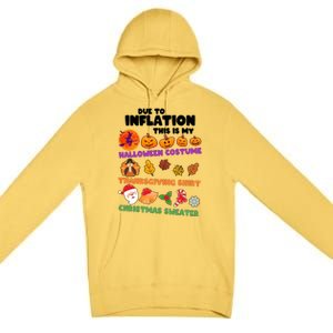 This Is My Halloween Costume Thanksgiving And Christmas Sweater Premium Pullover Hoodie