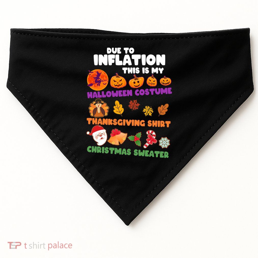 This Is My Halloween Costume Thanksgiving And Christmas Sweater USA-Made Doggie Bandana