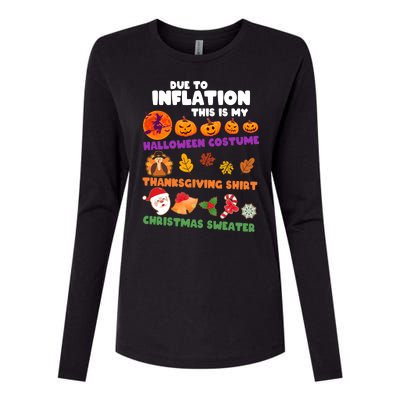 This Is My Halloween Costume Thanksgiving And Christmas Sweater Womens Cotton Relaxed Long Sleeve T-Shirt