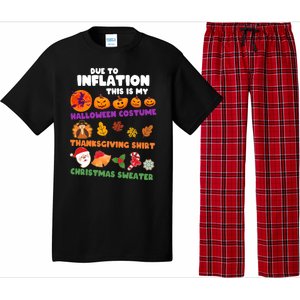 This Is My Halloween Costume Thanksgiving And Christmas Sweater Pajama Set