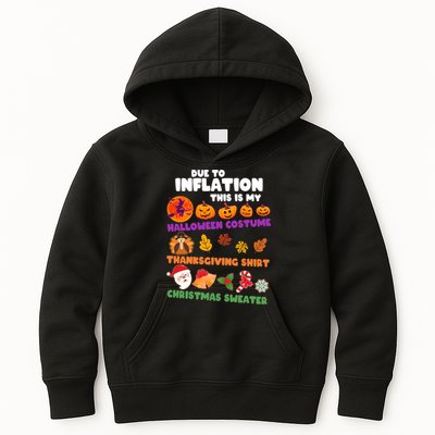 This Is My Halloween Costume Thanksgiving And Christmas Sweater Kids Hoodie
