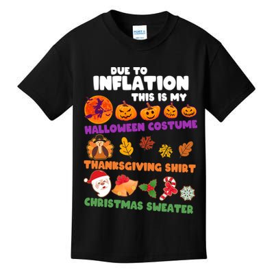This Is My Halloween Costume Thanksgiving And Christmas Sweater Kids T-Shirt