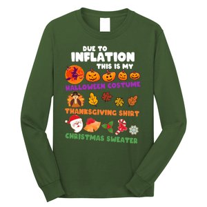 This Is My Halloween Costume Thanksgiving And Christmas Sweater Long Sleeve Shirt