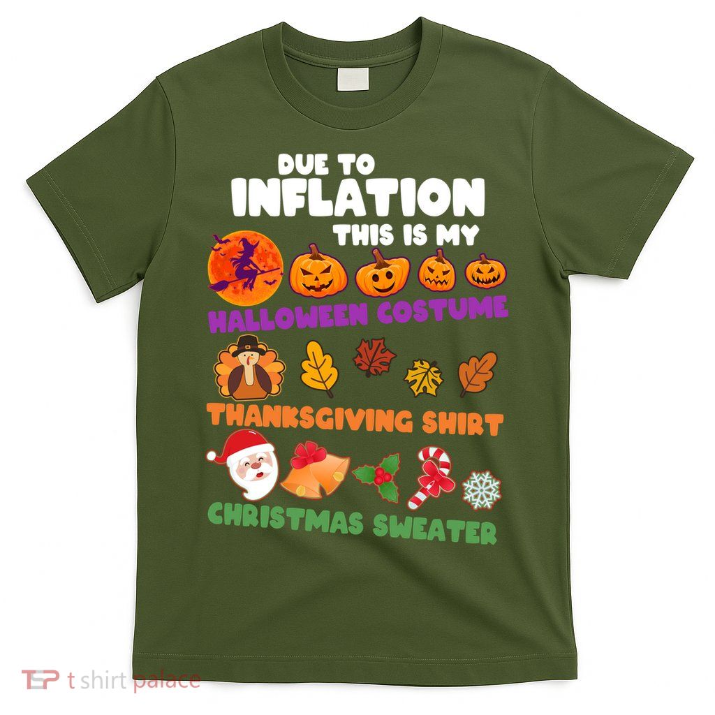 This Is My Halloween Costume Thanksgiving And Christmas Sweater T-Shirt