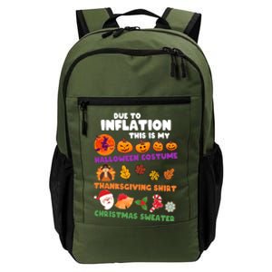 This Is My Halloween Costume Thanksgiving And Christmas Sweater Daily Commute Backpack