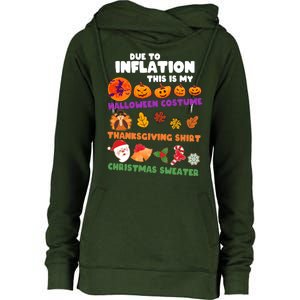 This Is My Halloween Costume Thanksgiving And Christmas Sweater Womens Funnel Neck Pullover Hood