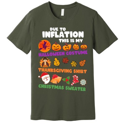 This Is My Halloween Costume Thanksgiving And Christmas Sweater Premium T-Shirt