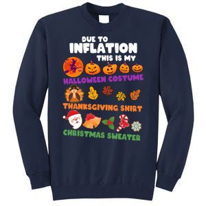 This Is My Halloween Costume Thanksgiving And Christmas Sweater Tall Sweatshirt