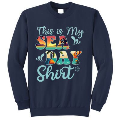 This Is My Sea Day Funny Family Summer Vacation Sweatshirt