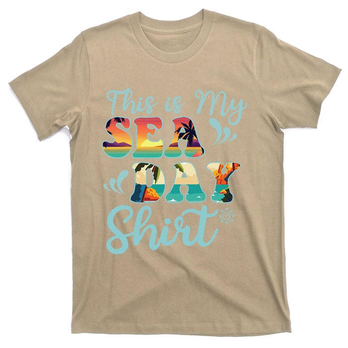 This Is My Sea Day Funny Family Summer Vacation T-Shirt