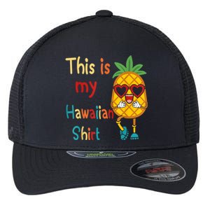 This Is My Hawaiian Tropical Luau Costume Party Hawaii Flexfit Unipanel Trucker Cap