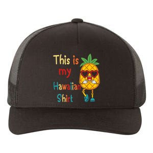 This Is My Hawaiian Tropical Luau Costume Party Hawaii Yupoong Adult 5-Panel Trucker Hat