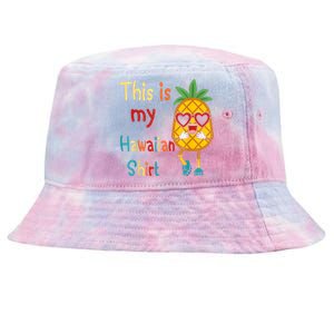 This Is My Hawaiian Tropical Luau Costume Party Hawaii Tie-Dyed Bucket Hat