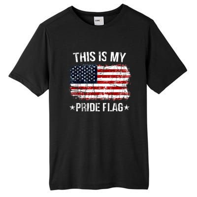 This Is My Pride Flag USA American 4th Of July Tall Fusion ChromaSoft Performance T-Shirt