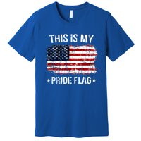 This Is My Pride Flag USA American 4th Of July Premium T-Shirt