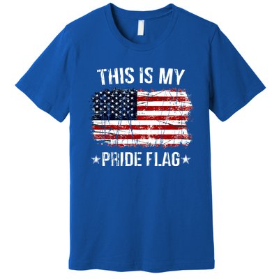 This Is My Pride Flag USA American 4th Of July Premium T-Shirt