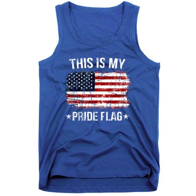 This Is My Pride Flag USA American 4th Of July Tank Top