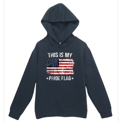 This Is My Pride Flag USA American 4th Of July Urban Pullover Hoodie