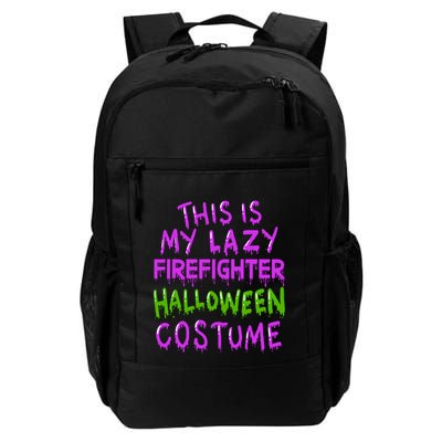 This Is My Lazy Firefighter Halloween Costume Gift Backpack