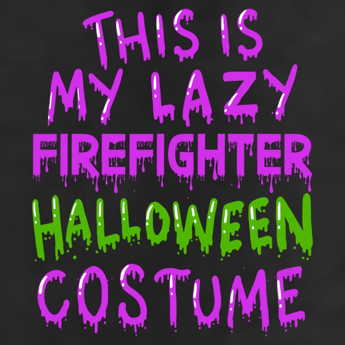 This Is My Lazy Firefighter Halloween Costume Gift 25L Jumbo Tote