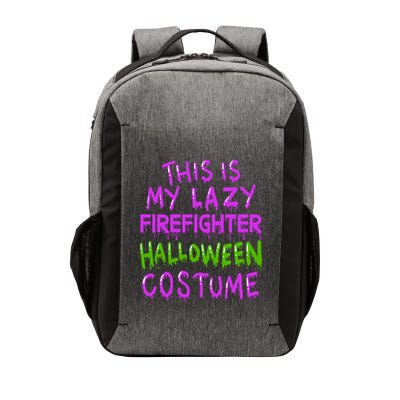 This Is My Lazy Firefighter Halloween Costume Gift Vector Backpack