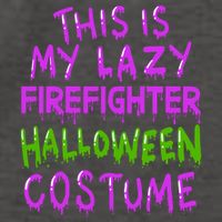 This Is My Lazy Firefighter Halloween Costume Gift Vector Backpack