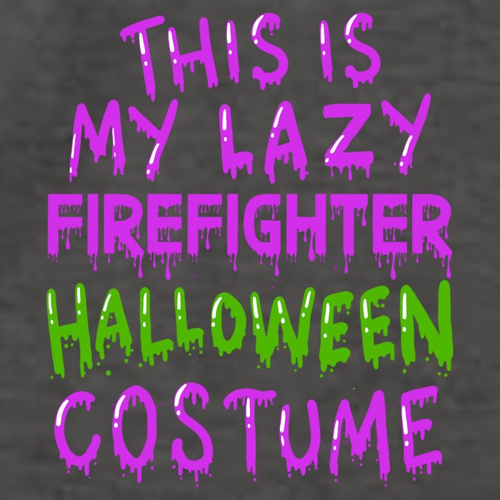 This Is My Lazy Firefighter Halloween Costume Gift Vector Backpack