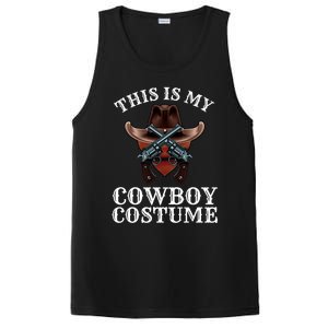 This Is My Cowboy Costume Funny Western Lazy Costume Gift PosiCharge Competitor Tank