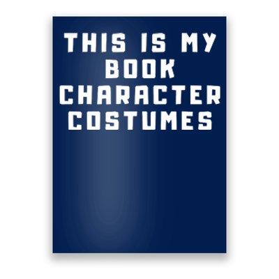 This Is My Book Character Costumes Poster