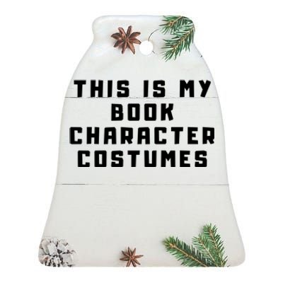 This Is My Book Character Costumes Ceramic Bell Ornament