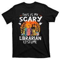 This Is My Scary Librarian Costume Funny Halloween Library T-Shirt