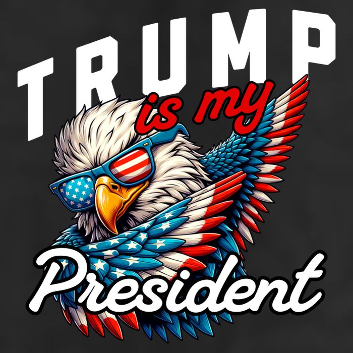 Trump Is My President 7 Panel Mesh Trucker Snapback Hat
