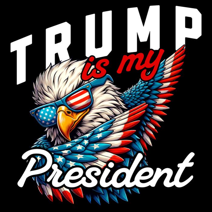 Trump Is My President Drawstring Bag