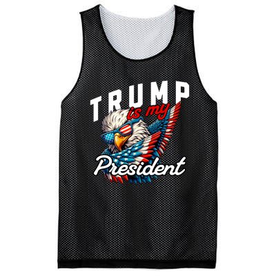 Trump Is My President Mesh Reversible Basketball Jersey Tank