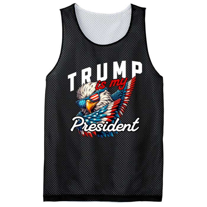 Trump Is My President Mesh Reversible Basketball Jersey Tank