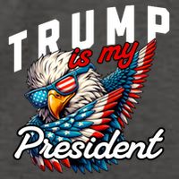 Trump Is My President Vector Backpack