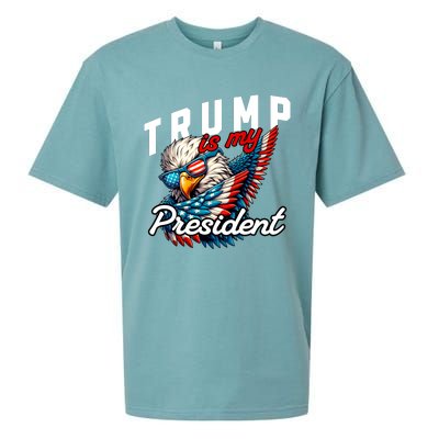 Trump Is My President Sueded Cloud Jersey T-Shirt