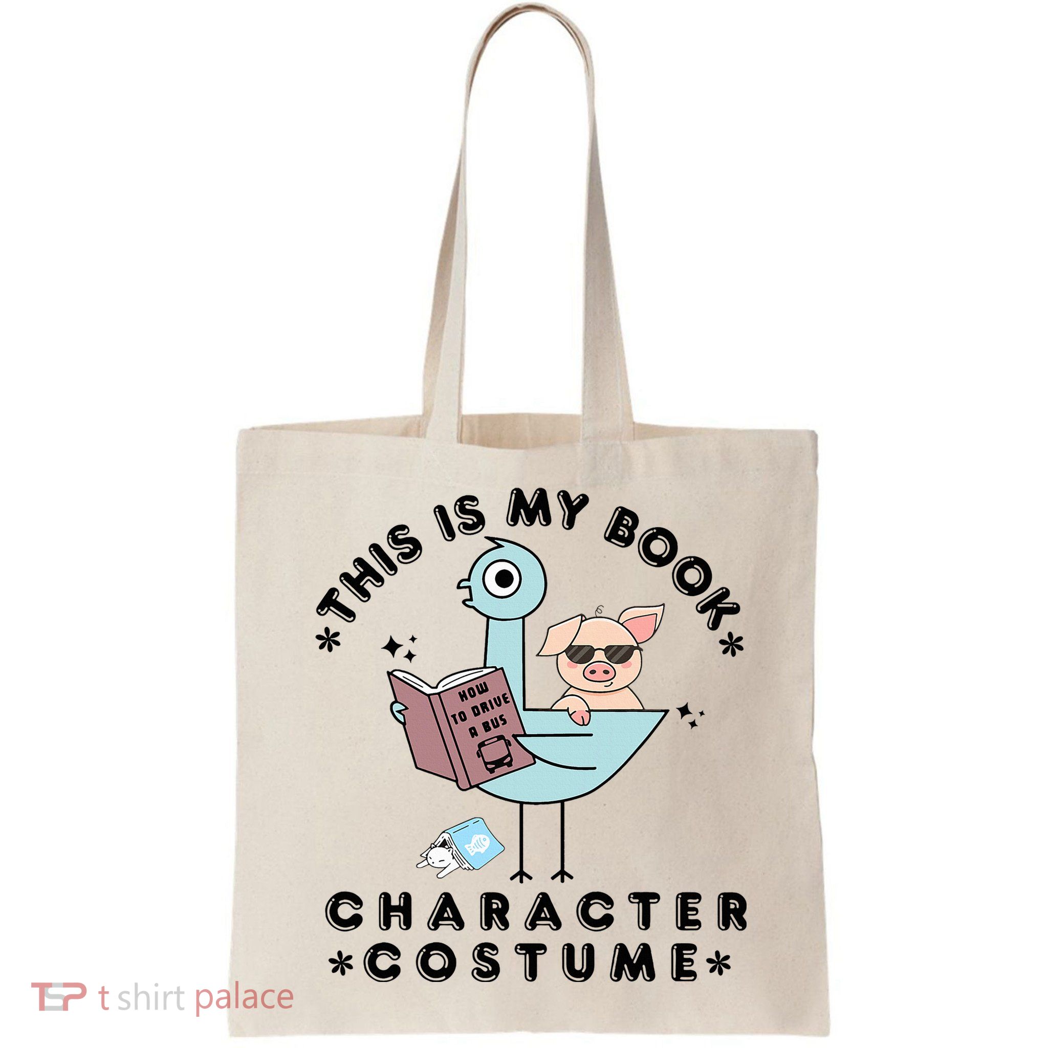 This Is My Book Character Costume Pigeon Reading Bag