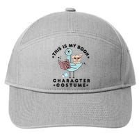 This Is My Book Character Costume Pigeon Reading 7-Panel Snapback Hat