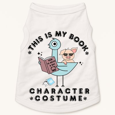 This Is My Book Character Costume Pigeon Reading Doggie Tank