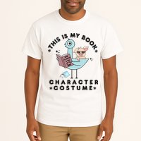 This Is My Book Character Costume Pigeon Reading Tall T-Shirt