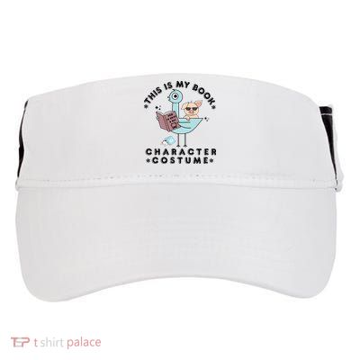 This Is My Book Character Costume Pigeon Reading Adult Drive Performance Visor