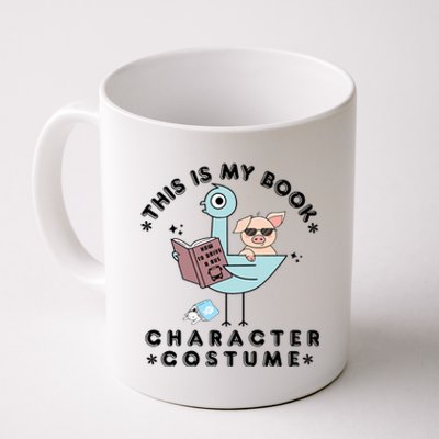 This Is My Book Character Costume Pigeon Reading Coffee Mug