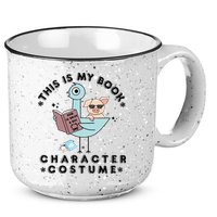 This Is My Book Character Costume Pigeon Reading 15oz Campfire Ceramic Mug