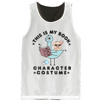 This Is My Book Character Costume Pigeon Reading Mesh Reversible Basketball Jersey Tank
