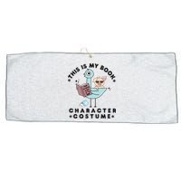 This Is My Book Character Costume Pigeon Reading Large Microfiber Waffle Golf Towel